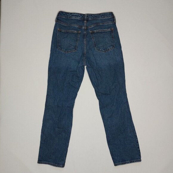 Universal Thread Womens Jeans 6/28R High Rise Slim Straight Distressed Denim - Picture 12 of 16